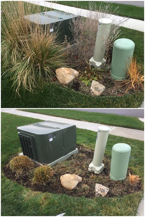 electric company utility box affect gardening|hide utility boxes in landscape.